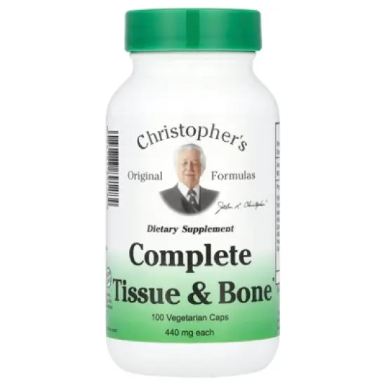 Christopher's Original Formulas Complete Tissue & Bone, 440 mg, 100 Vegetarian Caps image {4}