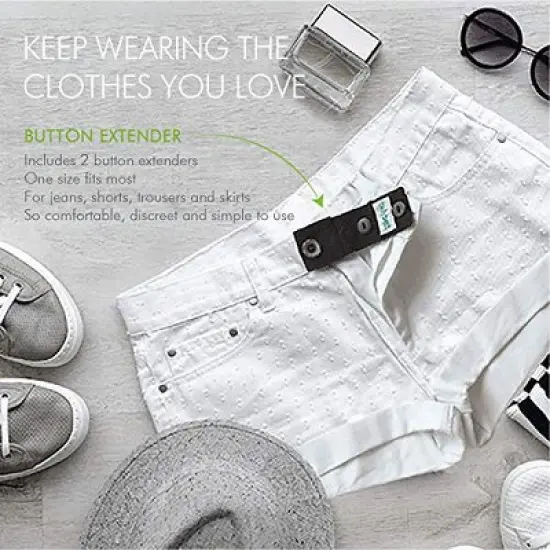 The Peanutshell Bando Belly Band for Pregnancy, Maternity Pants and Jeans Extender for All Trimesters and Including Post Pregnancy image {2}