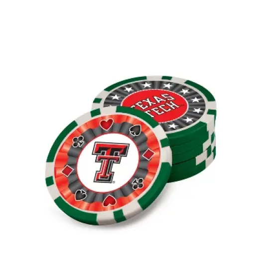 MasterPieces 300 Piece Poker Chip Set - NCAA Texas Tech Red Raiders image {4}