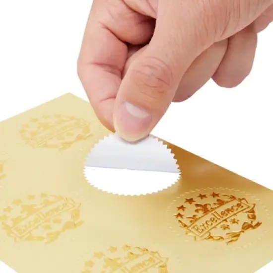 Best Paper Greetings 48 Sheets Blue Certificate of Recognition Award Paper w/ Gold Foil Sticker for Graduation, Achievements, 8.5 x 11 In image {2}