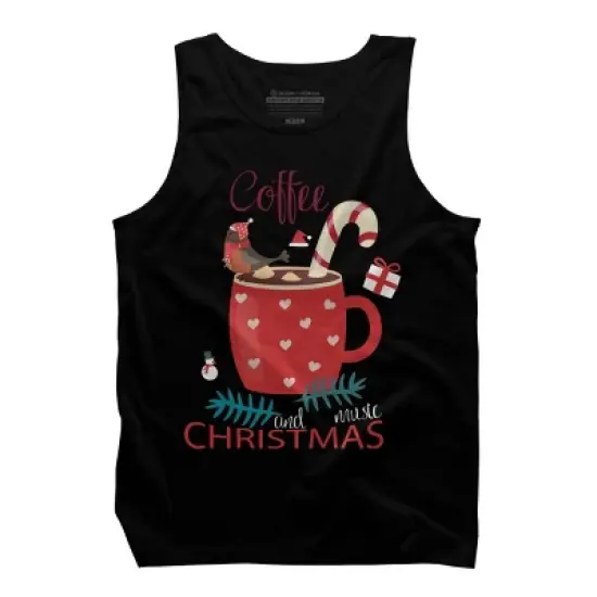 Men's Design By Humans Merry Christmas Treasure box By funkprints Tank Top image {4}