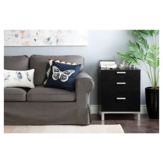 Flexible Nightstand with Charging Station and Drawers - South Shore image {2}