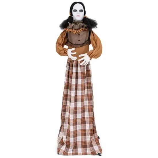 Costway Halloween Animatronics with Red Light Up Eyes Motion & Sound Activated image {9}