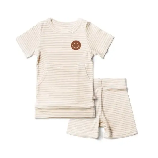 Goumikids Viscose + Organic Cotton Short-Sleeve Biker Set image {16}