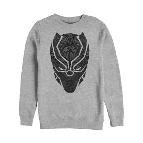 Men's Marvel Black Panther Ornate Mask Sweatshirt image {2}