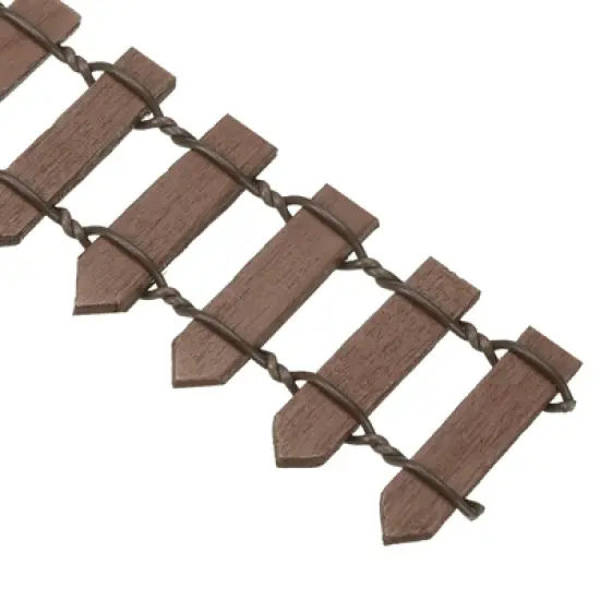 Unique Bargains Decorative Miniature Garden DIY Mini Ornament Picket Fence image {3}