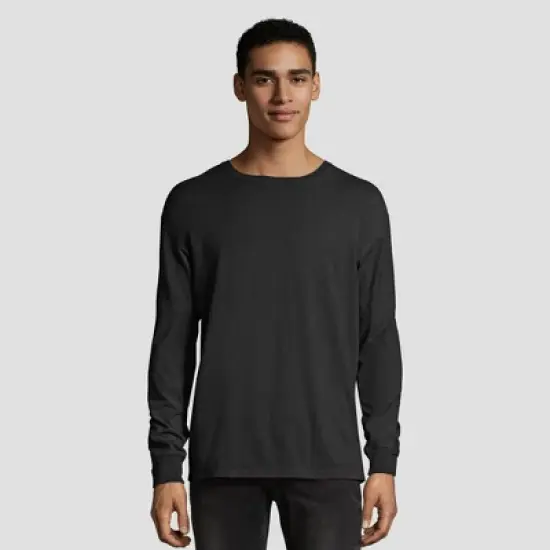 Hanes 1901 Men's Long Sleeve T-Shirt image {3}