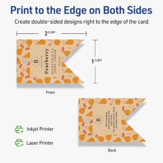 Avery Banner Flag Tags, 1-1/2" x 2-1/3", Kraft Brown, 375 Total image {5}