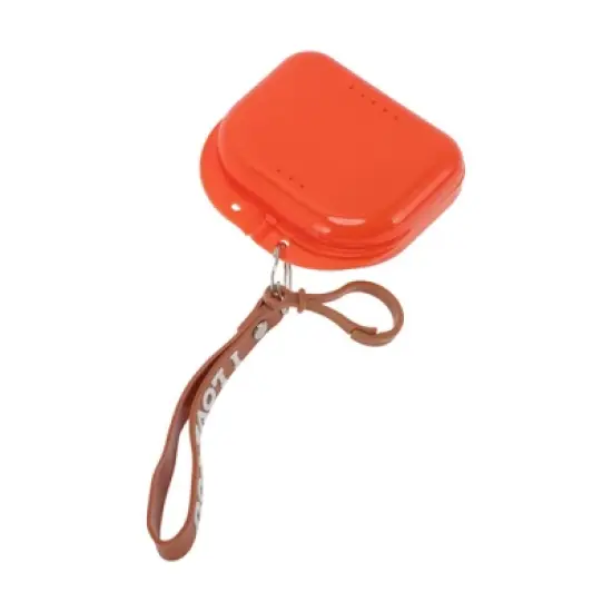 Unique Bargains Compact Braces Box with Lanyard 1 Pc image {12}