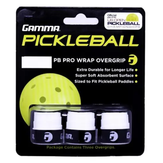 Gamma Pickleball Pro Wrap Overgrip (3 Pack) image {2}