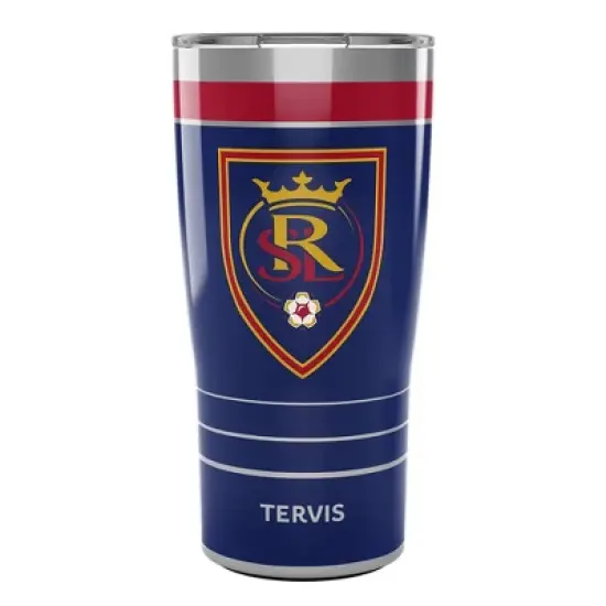 MLS Real Salt Lake 20oz MVP Stripe Stainless Steel Tumbler image {3}