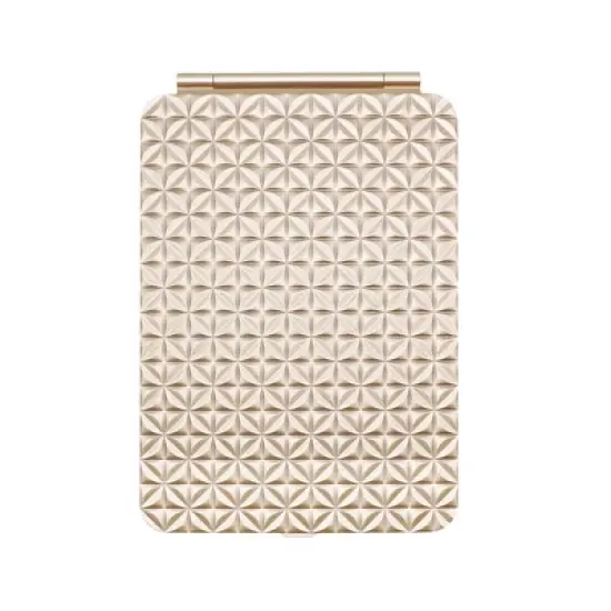 Impressions Vanity Fleur Touch Pad Mini Tri-Tone LED Makeup Mirror image {6}