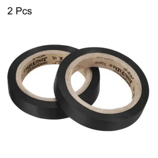 Unique Bargains PVC Thin Sticky Seal Tennis Badminton Racket Accessories Grip Finishing Tapes 26Ft 2 Pcs image {2}