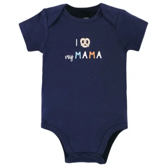 Hudson Baby Infant Boy Cotton Bodysuits, Family Popsicle image {3}