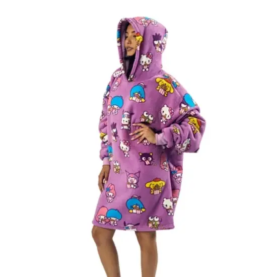 Adult Hello Kitty & Friends Oversized Hoodie Blanket Wearable Blanket-OSFA image {4}