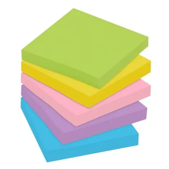 Post-it&reg; Notes, 3 in x 3 in, Floral Fantasy Collection, 100 Sheets/Pad, 5 Pads/Pack, 2 Packs image {2}