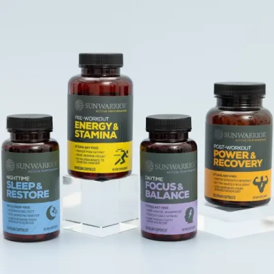 Daytime Focus & Balance Supplement Capsules, Supports Brain Health for Clarity & Mental Focus, Enhanced Mental Resilience, Sunwarrior, 60ct image {5}