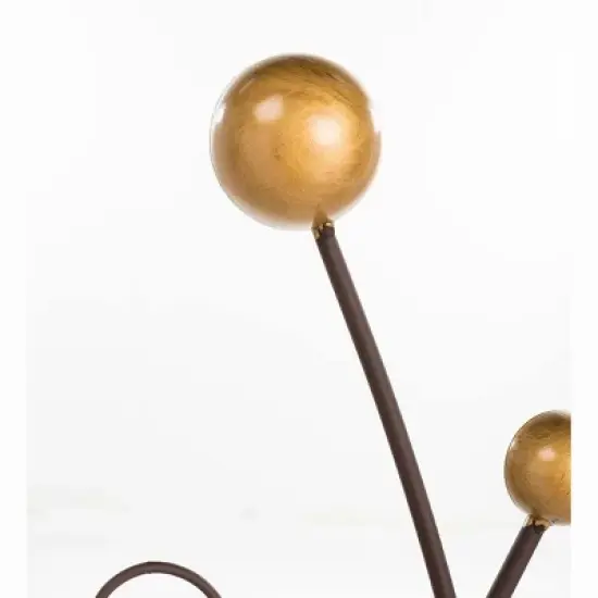 Wind & Weather Gold and Brown Abstract Metal Trellis image {5}