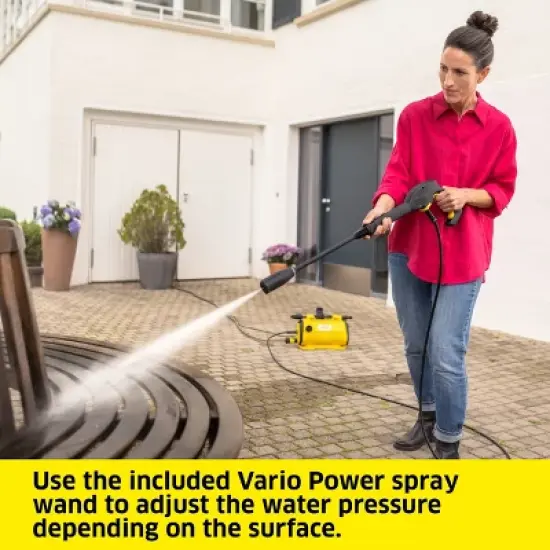 Karcher K 3 Horizontal Electric Pressure Washer, Max 1800 PSI, 1.4 GPM image {3}