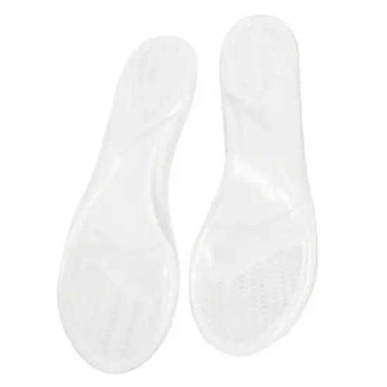 Unique Bargains Self Adhesive 3/4 Foot Care Arch Support Silicone Massage Insoles Cushions Pads image {2}