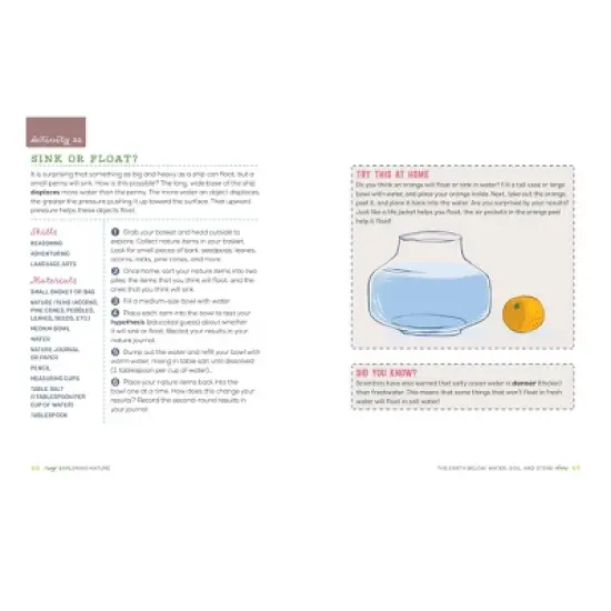 Exploring Nature Activity Book for Kids - by Kim Andrews (Paperback) image {5}