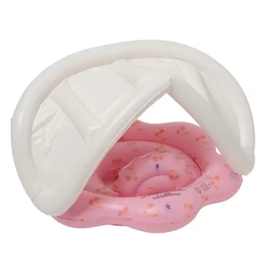 Sunnylife Baby Float - Cotton Candy Pink, Inflatable Tube, Head Rest & Shade image {5}