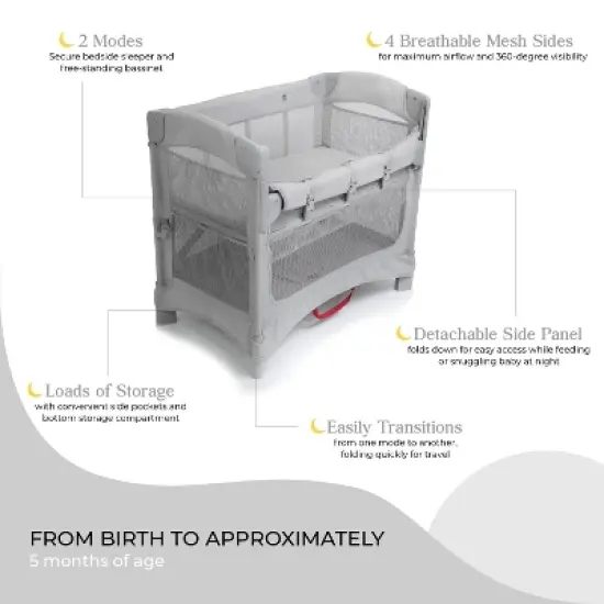 Arm's Reach Mini Ezee&trade; 2 in 1 CO-SLEEPER&reg; Bassinet image {10}