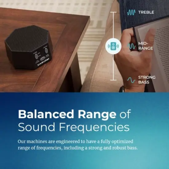 Adaptive Sound Technologies LectroFan Classic White Noise Machine - Global Power Edition with Adaptors for US, UK & EU - Black image {4}