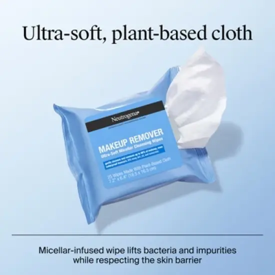 Neutrogena Facial Cleansing Makeup Remover Wipes image {8}