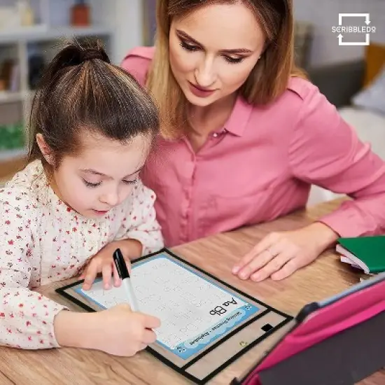 SCRIBBLEDO Black Dry Erase Pocket Sleeves Pack of 6 image {8}