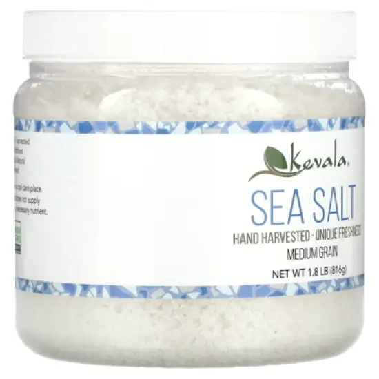 Kevala Sea Salt, Medium Grain, 1.8 lb (816 g) image {2}