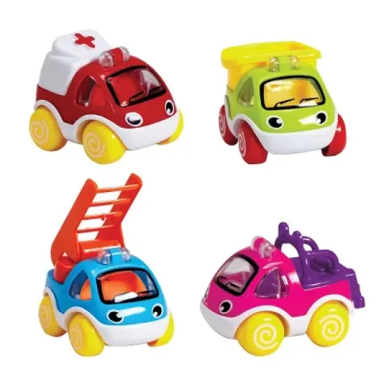 Edushape Mighty Mini Vehicles - Set of 8 image {1}