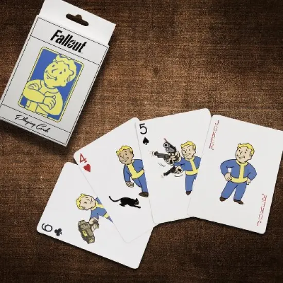 Just Funky Fallout Vault Boy Playing Cards image {4}