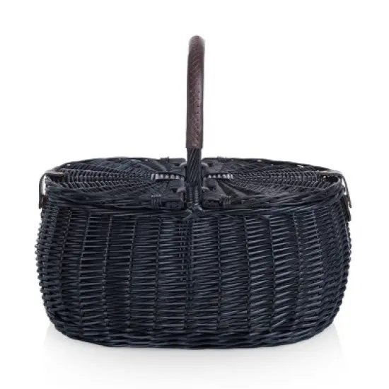 Picnic Time Evening Picnic Basket Black image {3}