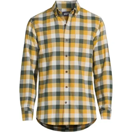 Lands' End Men's Traditional Fit Flagship Flannel Shirt image {15}