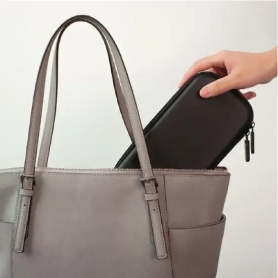 Insten Carrying Case with 10 Game Card Holder Slots for Nintendo Switch & OLED Model, Controllers & Accessories, Portable Travel Cover, Black image {3}