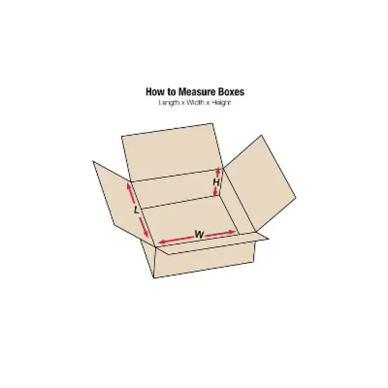 Box Partners Flat Corrugated Boxes 19" x 12" x 3" Kraft 25/Bundle (19123) image {1}