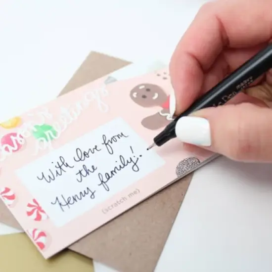 Assorted Holiday Scratch off Mini Note Cards image {2}