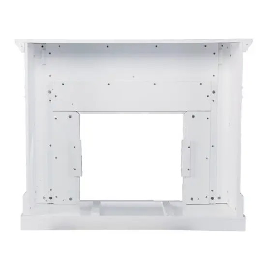 Budedar Fireplace with Marble Surround White - Aiden Lane image {6}