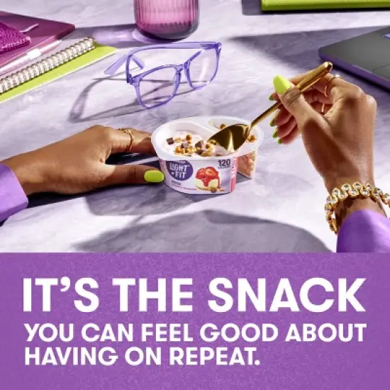 Light + Fit Mixin Greek Yogurt - 4.5oz Cup image {10}