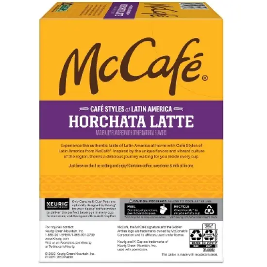 McCafe Horchata Medium Roast Latte K-Cup Pods - 20ct image {7}
