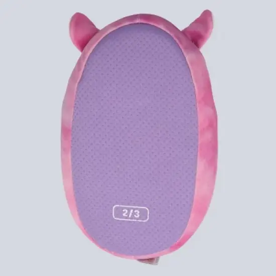 Squishmallows Kids' Lola the Unicorn Plush Slippers - Berry Purple image {3}