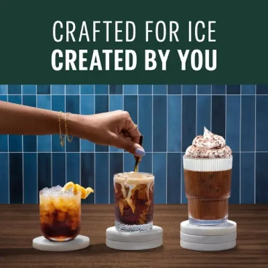 Starbucks by Nespresso Vertuo Line Iced Double Espresso Caramel Flavored Light Roast Coffee Pods image {6}