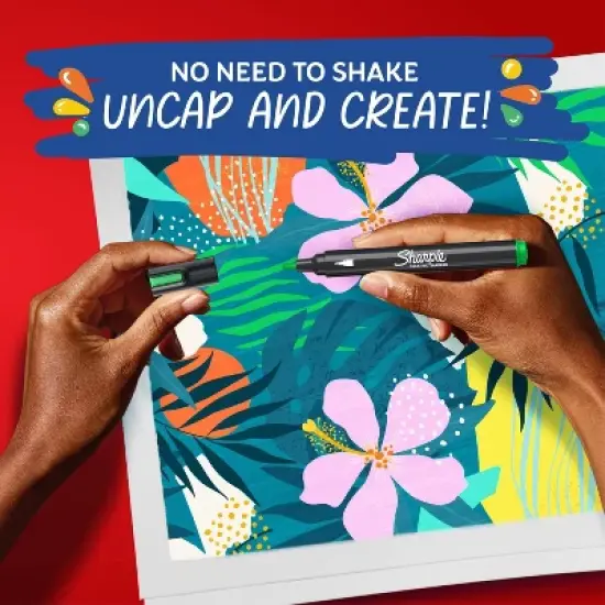 Sharpie 12pk Creative Markers Bullet Tip Colorful Gifting: Permanent Medium Point Art & Stationery for Ages 8+ image {4}