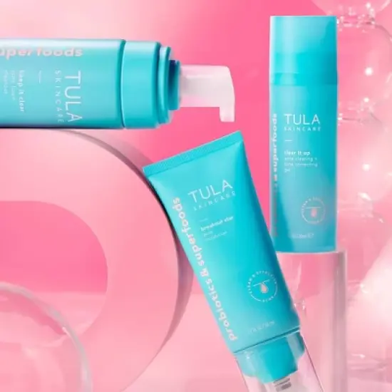 TULA SKINCARE Heroes Full Size Acne Clearing Routine Set - 3pc - Ulta Beauty image {2}