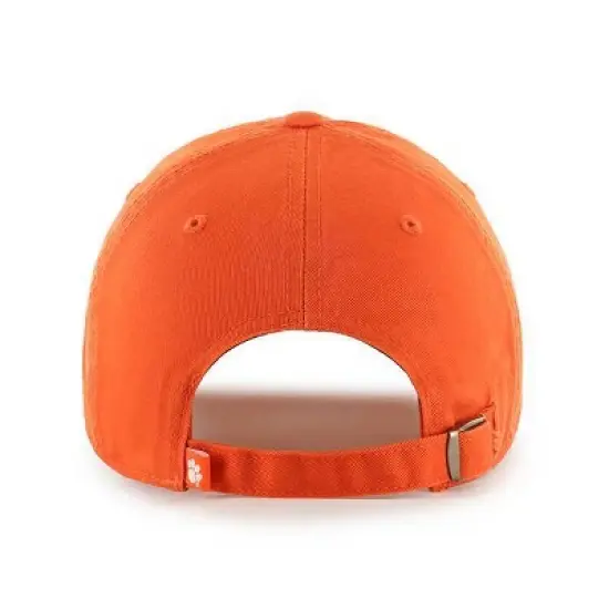 NCAA Clemson Tigers Men's Clean Up Fabric Washed Relaxed Fix Hat image {1}