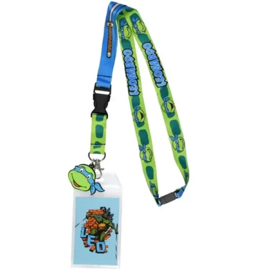 Teenage Mutant Ninja Turtles Character Design ID Badge Holder Lanyard, Leonardo image {4}