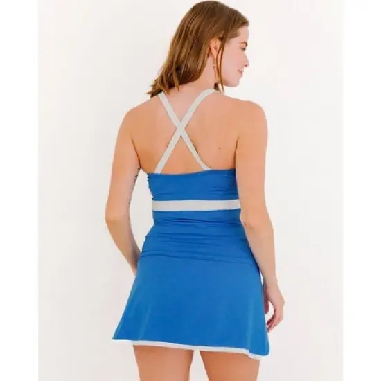 Lime Ricki Women's Capri Keyhole Tankini Top image {1}