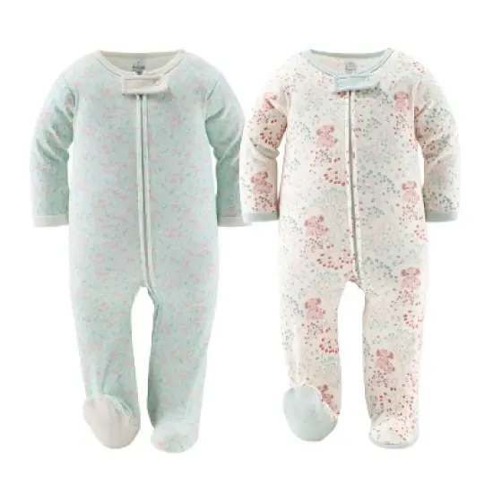 The Peanutshell Baby Girl Floral Elephant 30-Piece Newborn Layette Gift Set, 0-3 Months image {3}