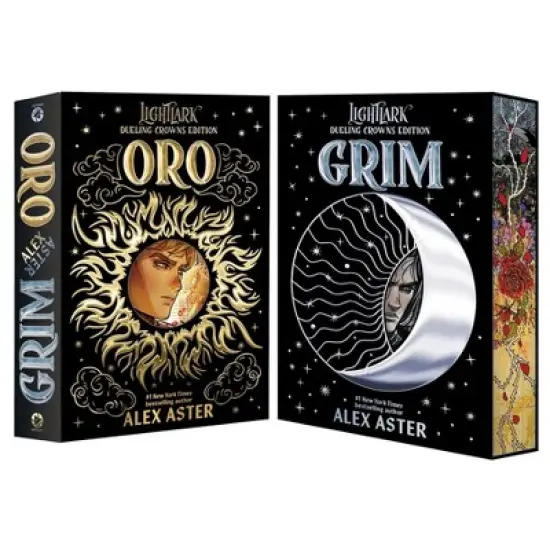 Grim and Oro: Dueling Crowns Edition (A Lightlark Saga Deluxe Companion Book) - by Abrams Books (Hardcover) image {1}